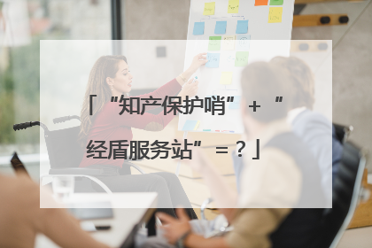 “知产保护哨”+“经盾服务站”=？