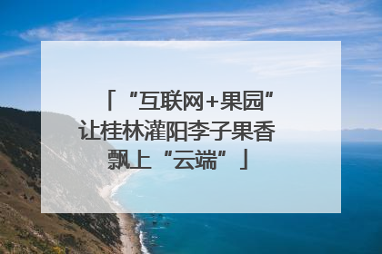 “互联网+果园”让桂林灌阳李子果香飘上“云端”