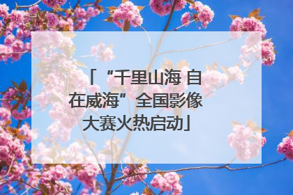 “千里山海 自在威海”全国影像大赛火热启动