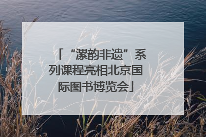 “漯韵非遗”系列课程亮相北京国际图书博览会