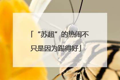 “苏超”的热闹不只是因为踢得好