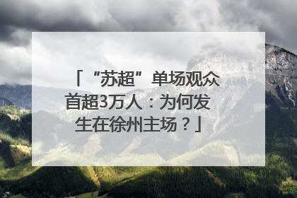 “苏超”单场观众首超3万人：为何发生在徐州主场？