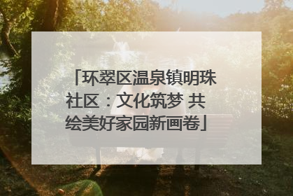 环翠区温泉镇明珠社区：文化筑梦 共绘美好家园新画卷