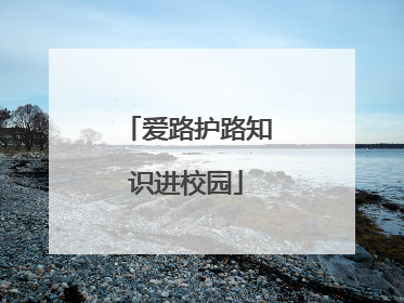 爱路护路知识进校园