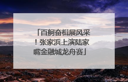 百舸奋楫展风采！张家浜上演陆家嘴金融城龙舟赛