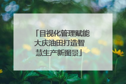 目视化管理赋能 大庆油田打造智慧生产新图景