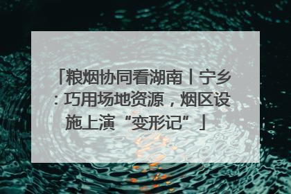粮烟协同看湖南丨宁乡：巧用场地资源，烟区设施上演“变形记”