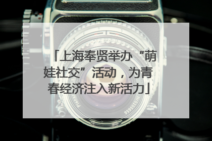 上海奉贤举办“萌娃社交”活动，为青春经济注入新活力