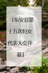 东安县第十五次妇女代表大会开幕