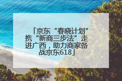 京东“春晓计划”携“新商三步法”走进广西，助力商家备战京东618