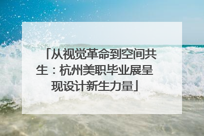 从视觉革命到空间共生：杭州美职毕业展呈现设计新生力量