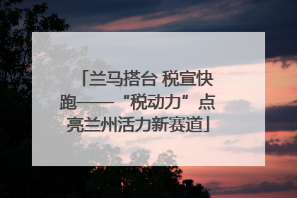 兰马搭台 税宣快跑——“税动力”点亮兰州活力新赛道