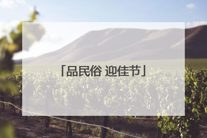 品民俗 迎佳节