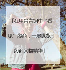 在甲骨青铜中“看见”殷商，一展纵览殷商文物精华