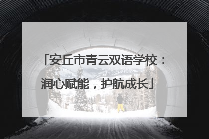 安丘市青云双语学校：润心赋能，护航成长