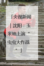 央视新闻｜沈阳：玉米地上演“虫虫大作战”