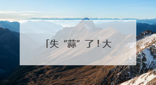 失“蒜”了！大爷一觉起来，自家种的蒜没了