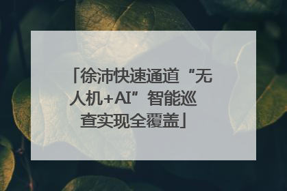 徐沛快速通道“无人机+AI”智能巡查实现全覆盖