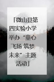 微山县第四实验小学举办“童心飞扬 筑梦未来”主题活动