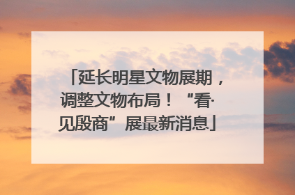 延长明星文物展期，调整文物布局！“看·见殷商”展最新消息