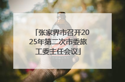 张家界市召开2025年第二次市委旅工委主任会议