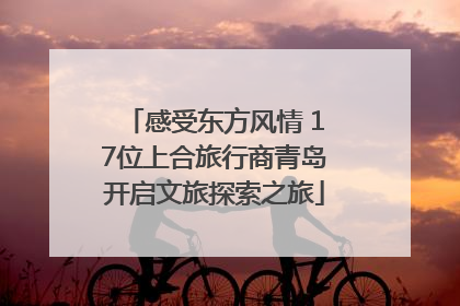 感受东方风情 17位上合旅行商青岛开启文旅探索之旅