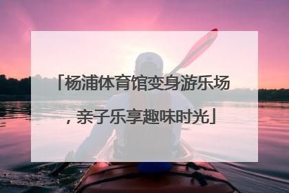 杨浦体育馆变身游乐场，亲子乐享趣味时光