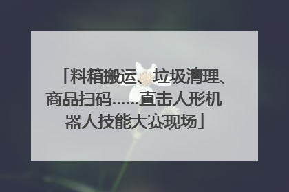 料箱搬运、垃圾清理、商品扫码……直击人形机器人技能大赛现场