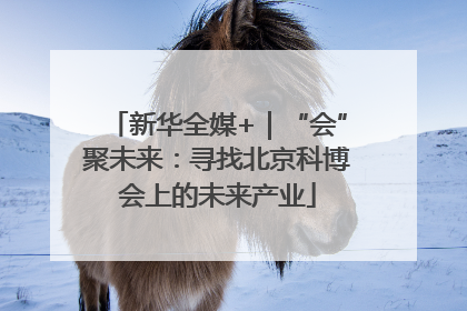 新华全媒+｜“会”聚未来：寻找北京科博会上的未来产业