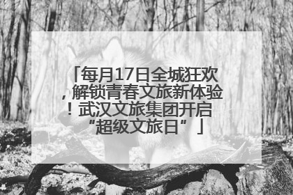 每月17日全城狂欢，解锁青春文旅新体验！武汉文旅集团开启 “超级文旅日”