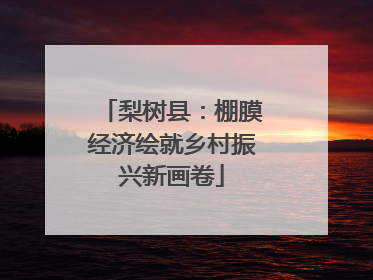 梨树县：棚膜经济绘就乡村振兴新画卷