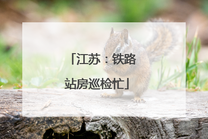 江苏：铁路站房巡检忙