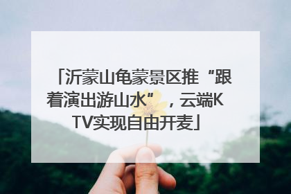 沂蒙山龟蒙景区推“跟着演出游山水”，云端KTV实现自由开麦