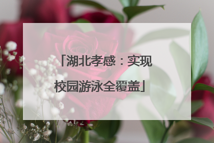 湖北孝感：实现校园游泳全覆盖