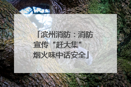 滨州消防：消防宣传“赶大集” 烟火味中话安全