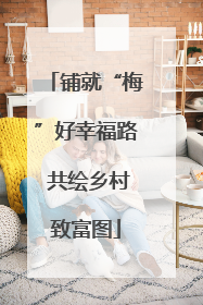 铺就“梅”好幸福路 共绘乡村致富图