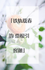 铁轨载春韵 票根引客潮