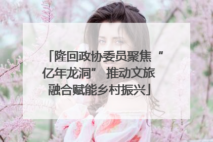 隆回政协委员聚焦“亿年龙洞” 推动文旅融合赋能乡村振兴