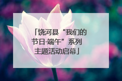 饶河县“我们的节日·端午”系列主题活动启幕