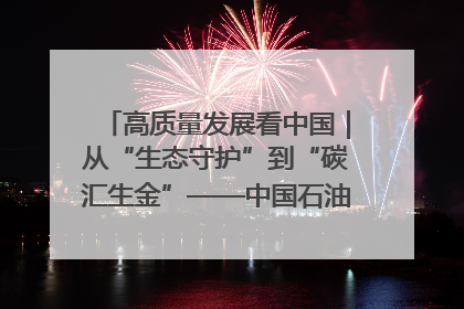 高质量发展看中国｜从“生态守护”到“碳汇生金”——中国石油大庆油田绿色蝶变