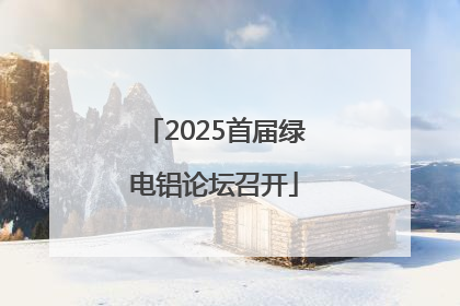 2025首届绿电铝论坛召开