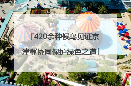 420余种候鸟见证京津冀协同保护绿色之道