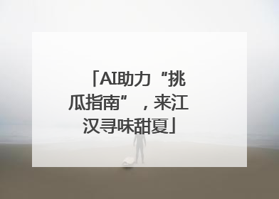 AI助力“挑瓜指南”，来江汉寻味甜夏