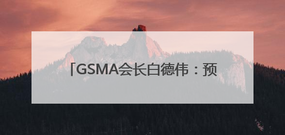 GSMA会长白德伟：预计到2030年中国移动经济体量将达2万亿美元